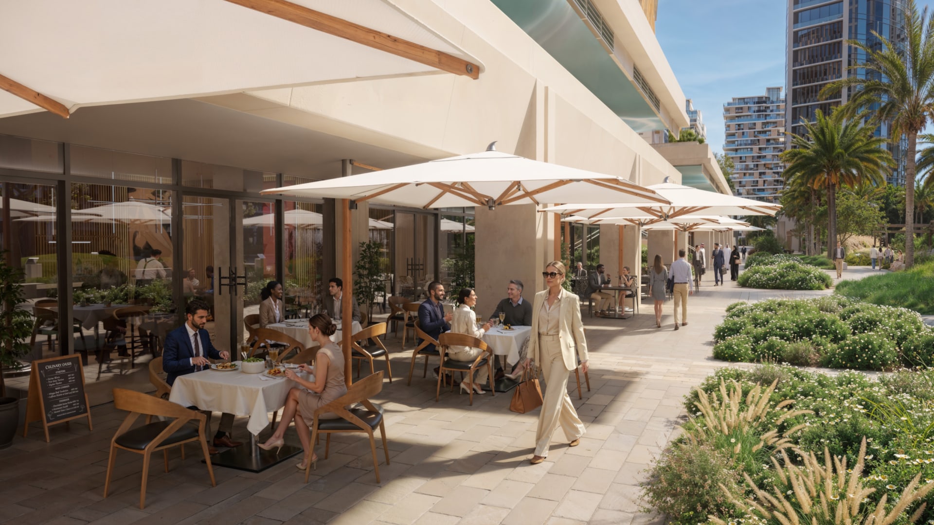 Dining & shopping at RAK Central Square