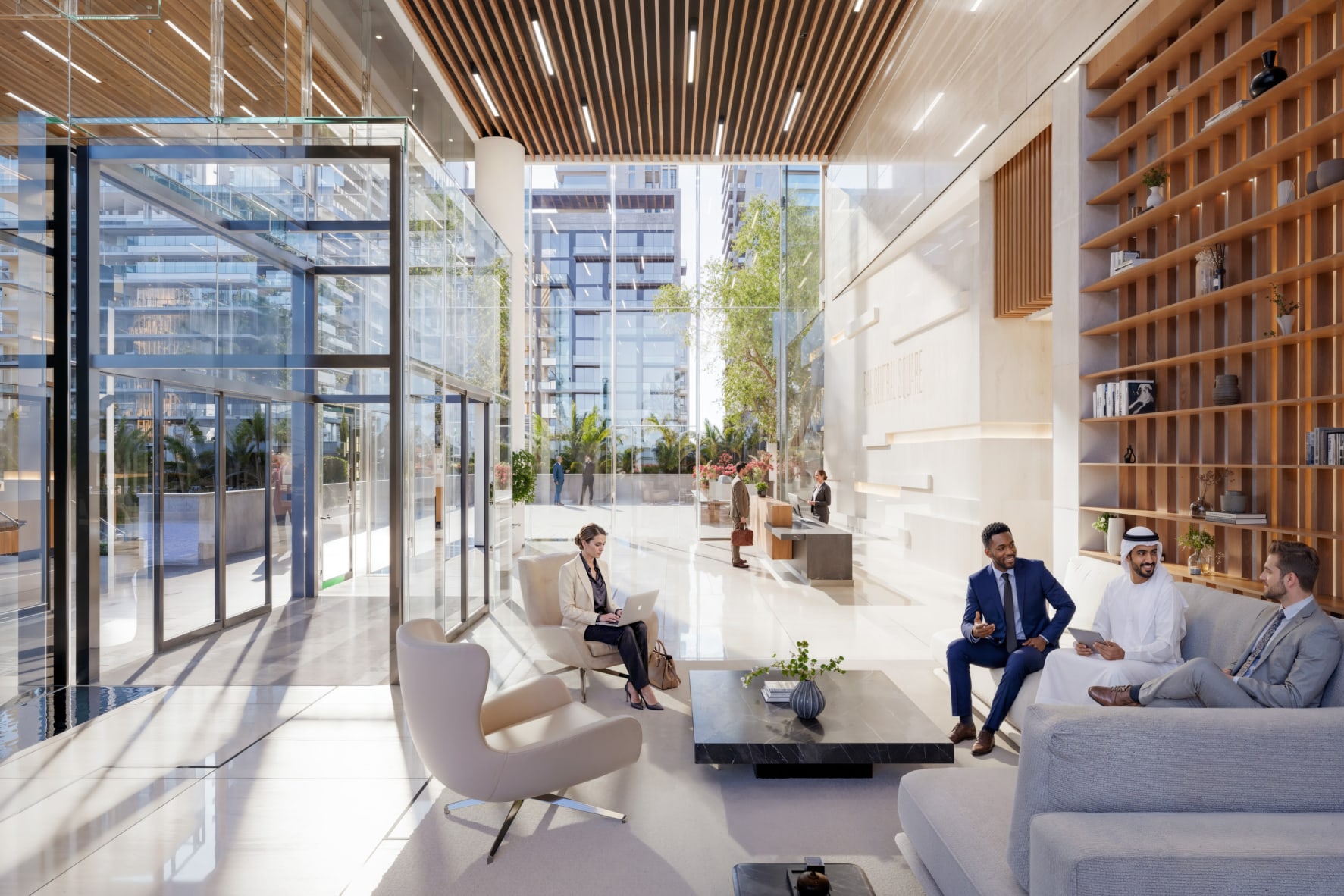 New offices RAK Central Square lobby